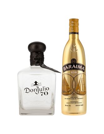 Tequila Don Julio 70 Añejo 700 ml C/Baraima Gold 750 ml