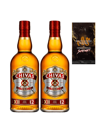 Whisky Chivas Regal 12 Años 2Bt C/Boleto General