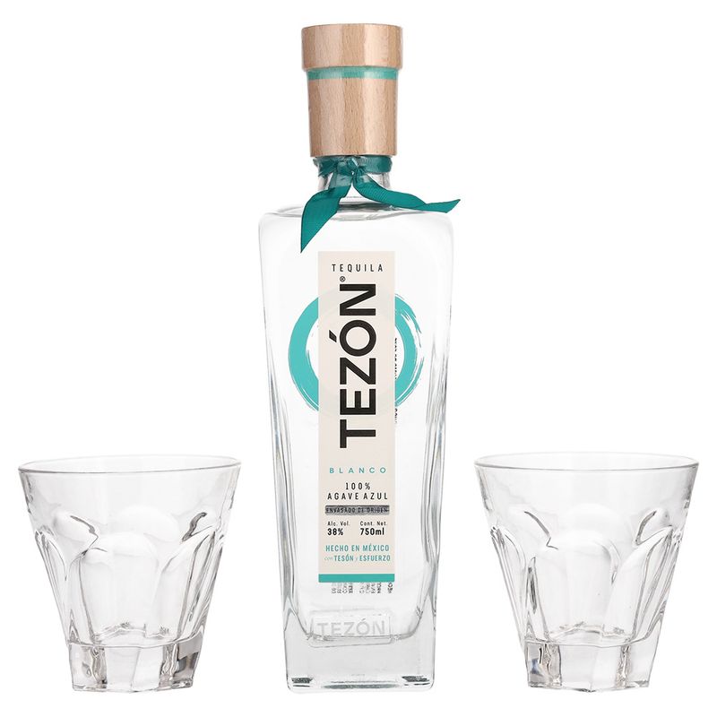 Tequila-Tezon-Blanco-750-ml-C-2-Vaso-Karat