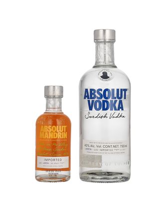Vodka Absolut Azul 750 ml C/Mandrin 200 ml