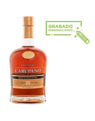 Ron Carupano Añejo Reserva 21 Privada (Grabado) 750 ml