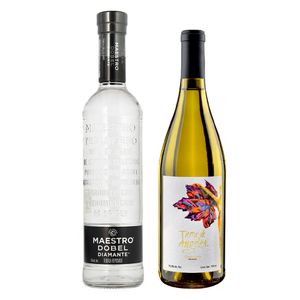 Tequila Maestro Dobel Diamante 700 ml C/Tierra de Ángeles Chardonnay