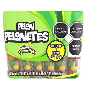 Pelonetes Tamarindo (6 pzs X 30 g)