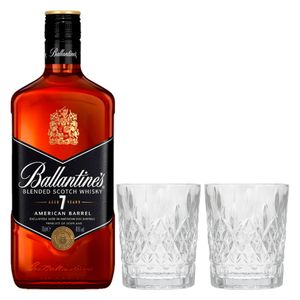 Whisky Ballantine's 7 Años 700 ml C/2 Vasos