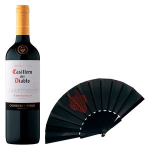 Vino Tinto Casillero Del Diablo Tempranillo 1 Bt C/Abanico 750 ml