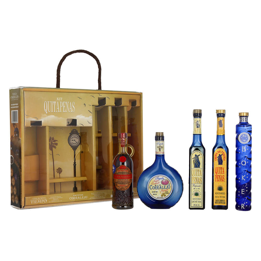 Tequila Bar Quitapenas Pack De Tequila Quita Penas Reposado Mini