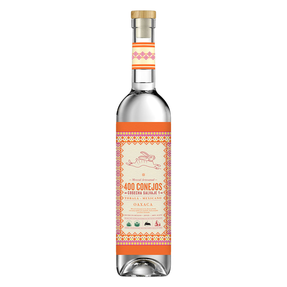 Mezcal 400 Conejos Reposado 700 ml - Bodegas Alianza