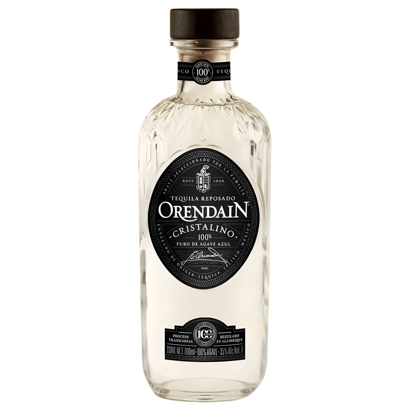 Tequila Orendain Reposado Cristalino 100% Agave, suave y elegante, con notas de vainilla y agave cocido. Compra ahora en Bodegas Alianza.