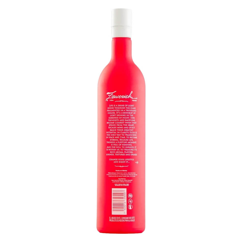 Licor De Vodka Zaverich Raspberry 1 L - Bodegas Alianza